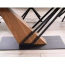 Стол обеденный SIGNAL GENESIS белый/дуб 180-240/90